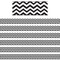 Ashley Productions Magnetic Magi-Strips, Black Chevron, 72PK 11014 - alternate 1